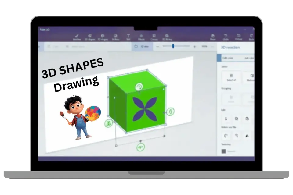 3D SHApes Paint 3D Webp