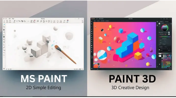 Paint 3D vs MS Paint