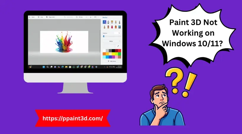 Paint3D not working